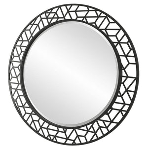 Mosaic Round Mirror