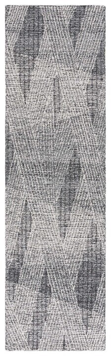 Vivid 5&#39;x8&#39; Charcoal and Ivory Area Rug