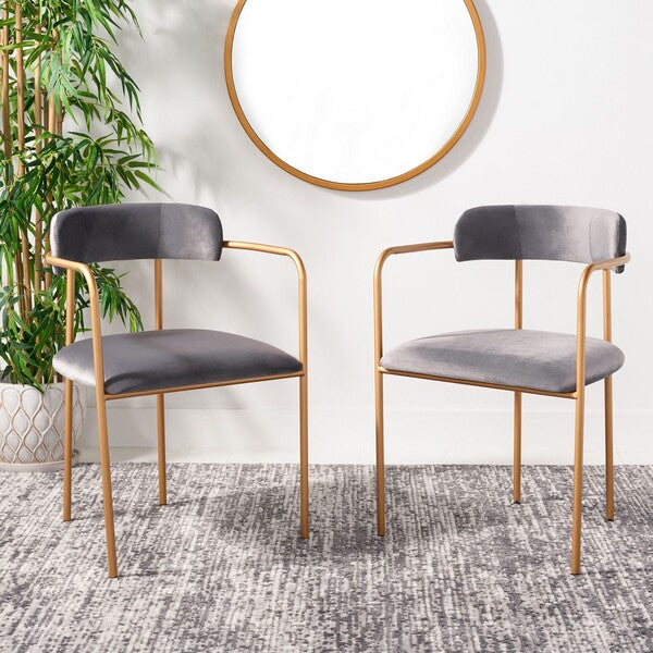 Jarvis Velvet Dining Chairs (Set of 2)