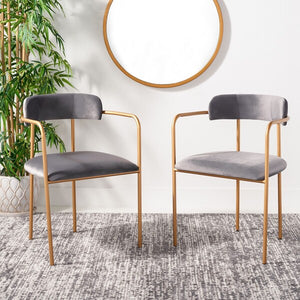 Jarvis Velvet Dining Chairs (Set of 2)