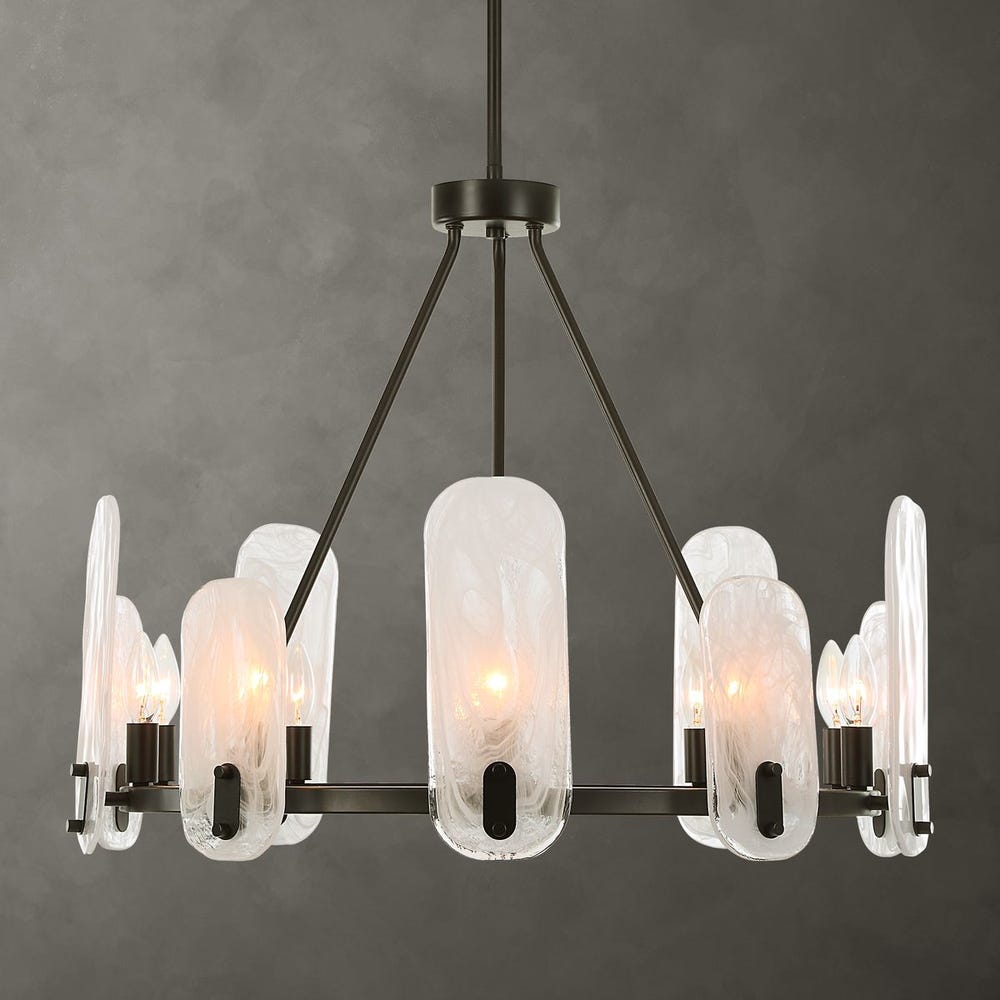 Ellipse 10 Lt Chandelier