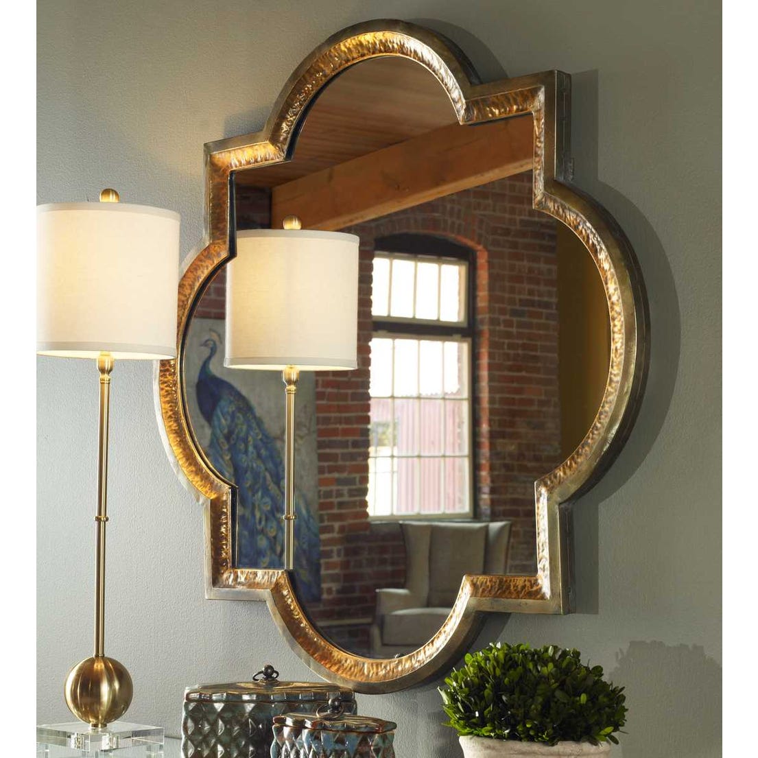 Lourosa Quatrefoil Mirror