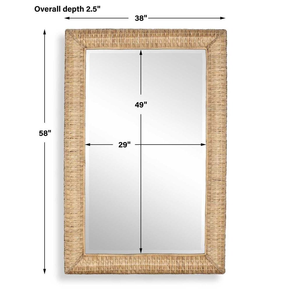 Twisted Seagrass Large Mirror