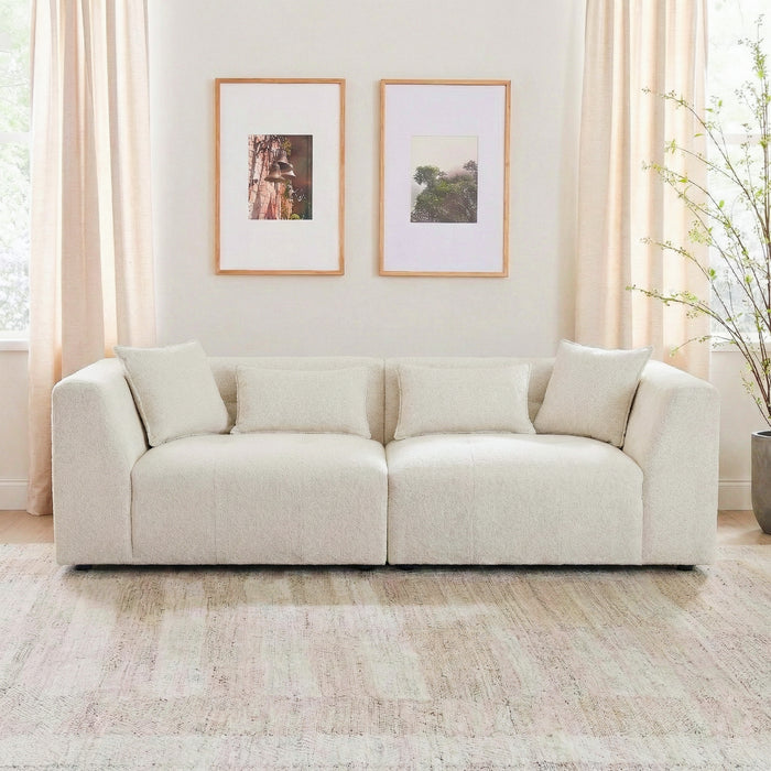 Jefferson Soft Chenille Modern Sofa