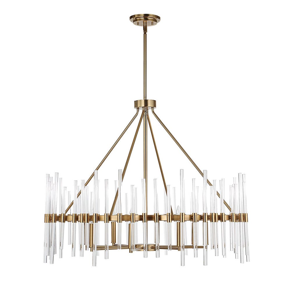 Uttermost Crystal Stick 8 Lt Chandelier