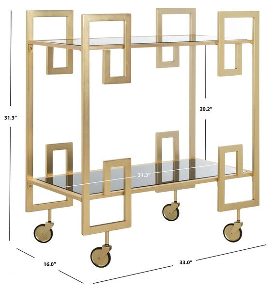 Eliza 2 Tier Bar Cart
