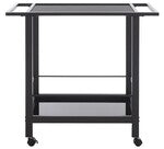 Gaelle 2 Tier Bar Cart With Handles