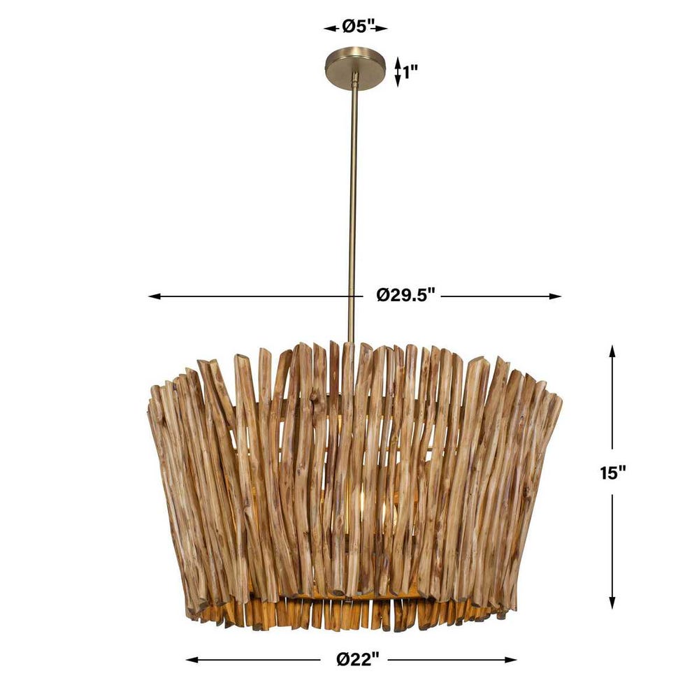 Rhea 4 Lt Chandelier