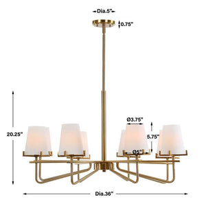 Lassen 8 Lt Chandelier