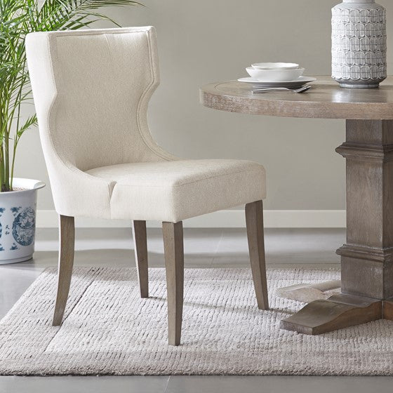 Upholstered wing dining online chairs