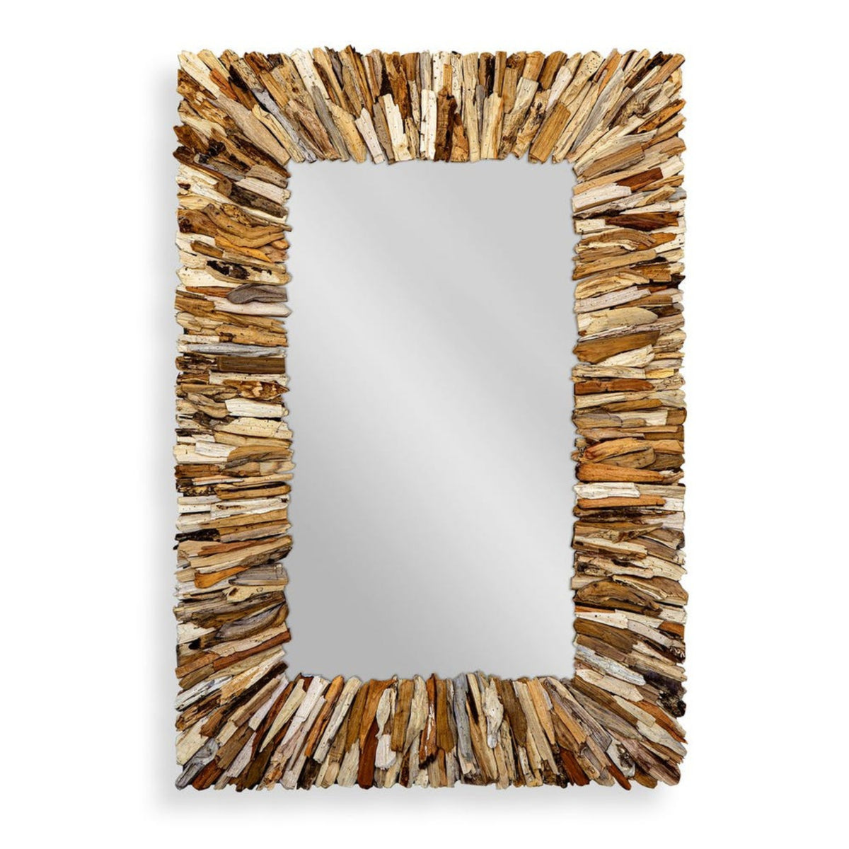 Teak Branch Mirror Natural
