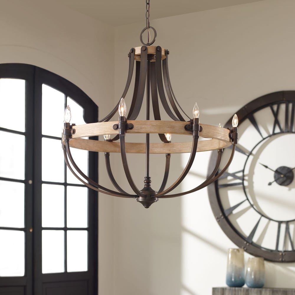 Dubois 8 Lt Chandelier