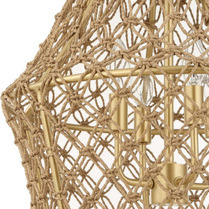 Macrame 4 Lt Pendant