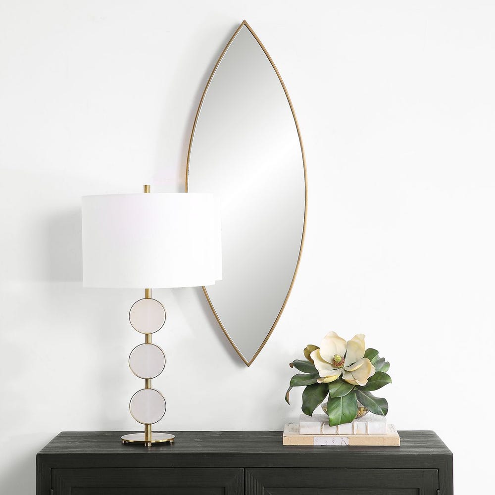 Ellipse Mirror Gold
