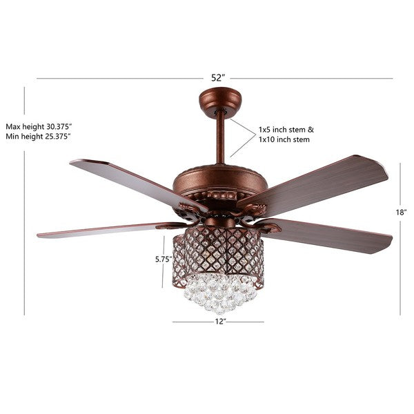 Petra 52&quot; Ceiling Fan