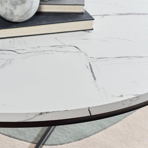 Tavia Round Marble Coffee Table