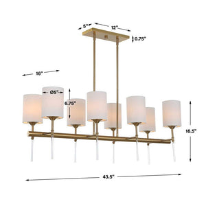 Awyr 8 Lt Chandelier