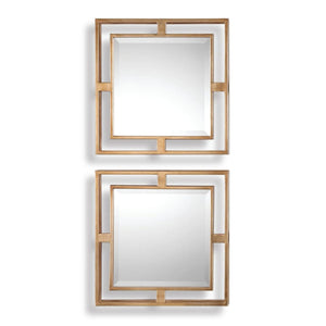Allick Square Mirrors S/2