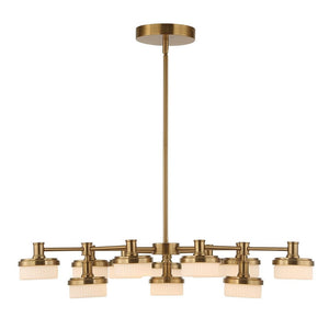 Wedge 12 Lt LED Chandelier