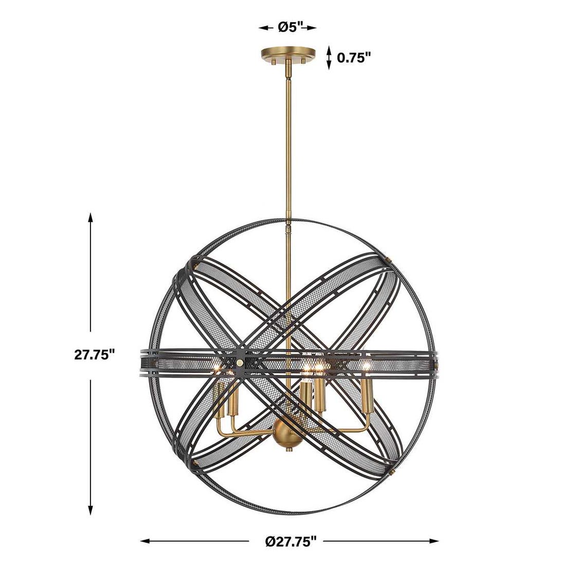 Spherical 5 Lt Pendant
