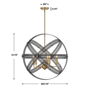 Spherical 5 Lt Pendant