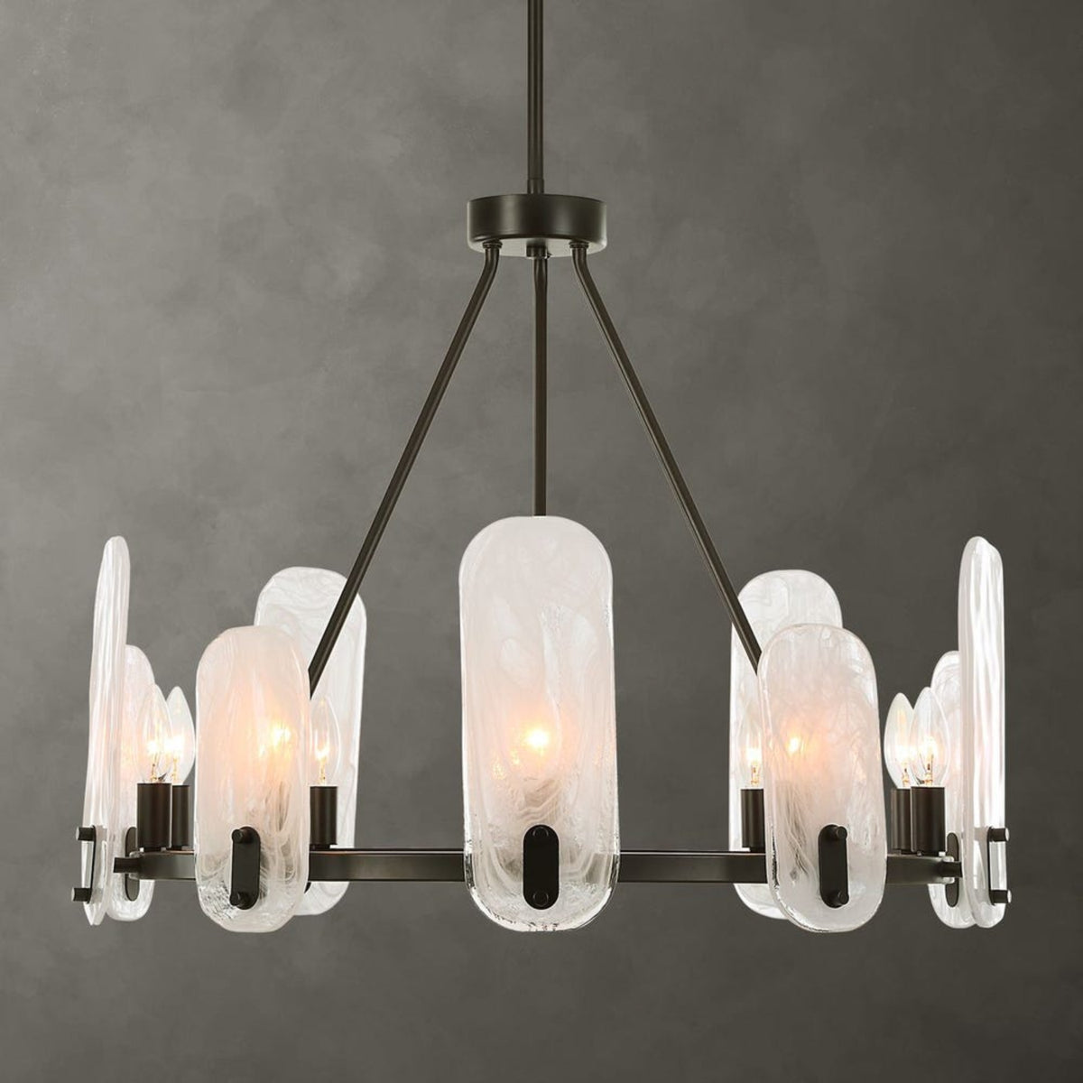 Ellipse 10 Lt Chandelier
