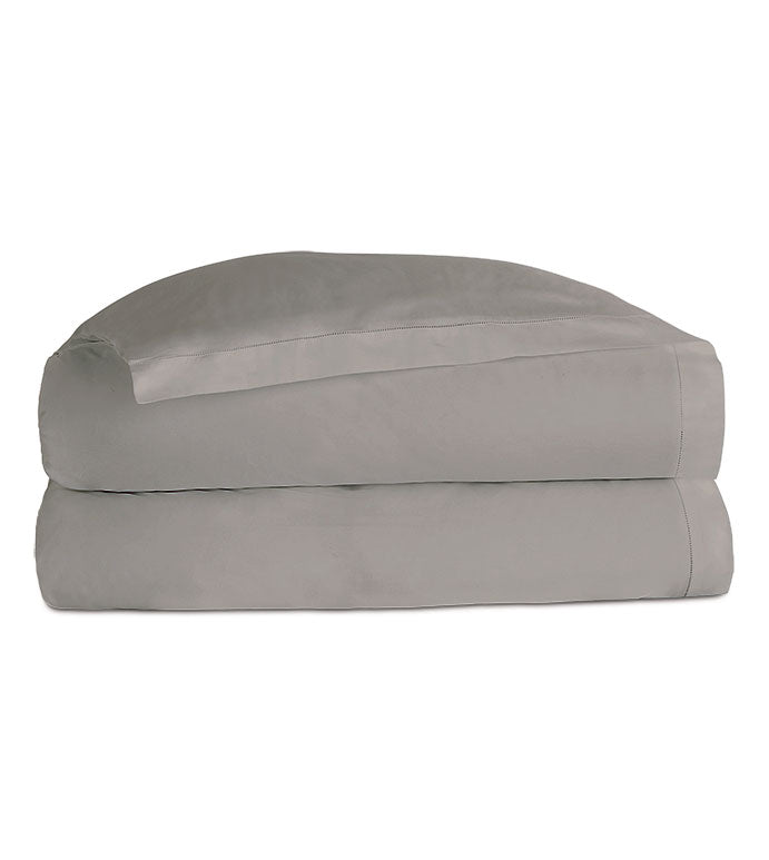 DELUCA SATEEN DUVET COVER IN DOVE