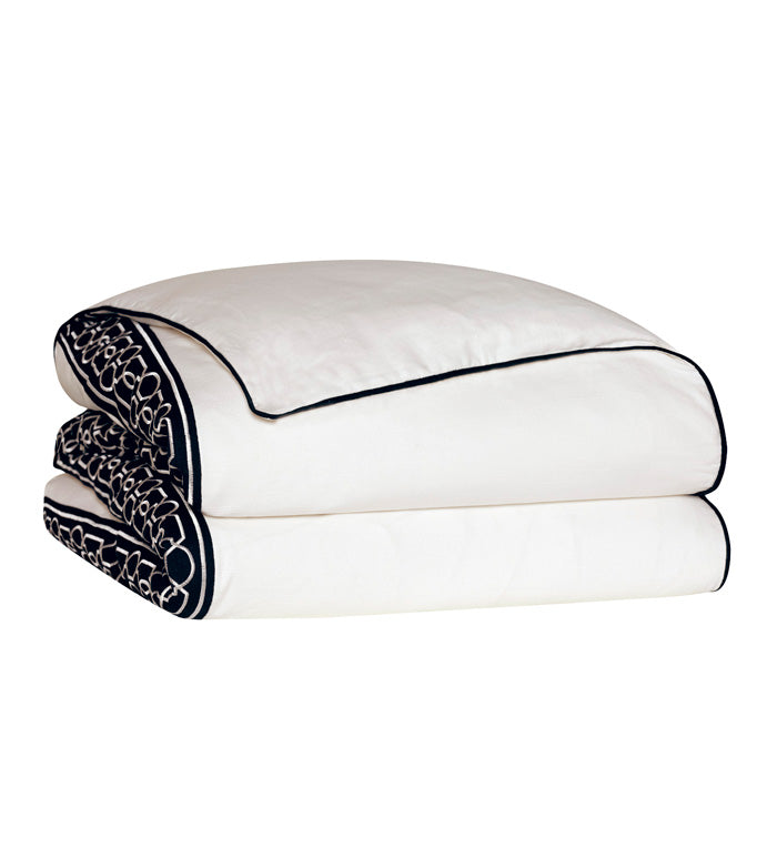 BALDWIN WHITE DUVET COVER AND COMFORTER