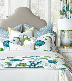 CLEMENTINE VINE BORDER DUVET COVER AND COMFORTER