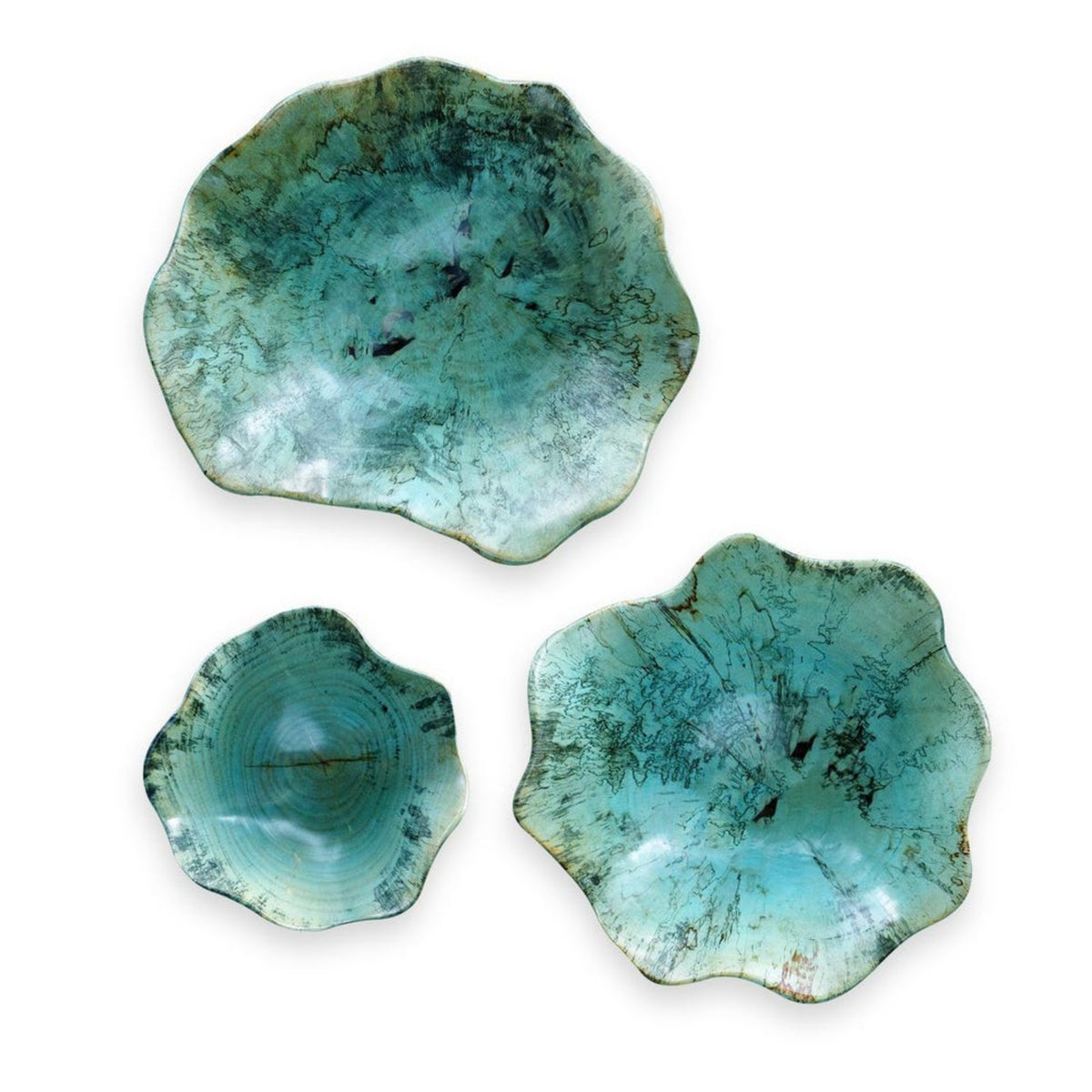 Teo Wood Wall Decor Mocha S/3