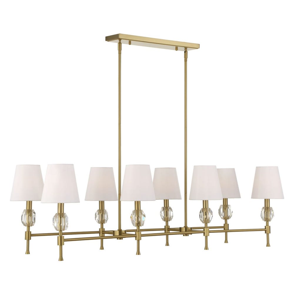 Uttermost Arques 8 Light Linear Chandelier