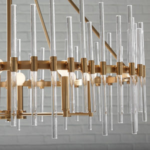 Crystal Stick 8 Lt Chandelier