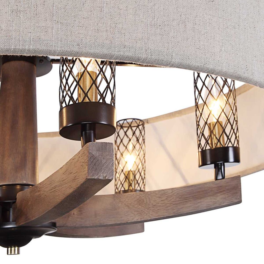 Woodall 6 Lt Chandelier