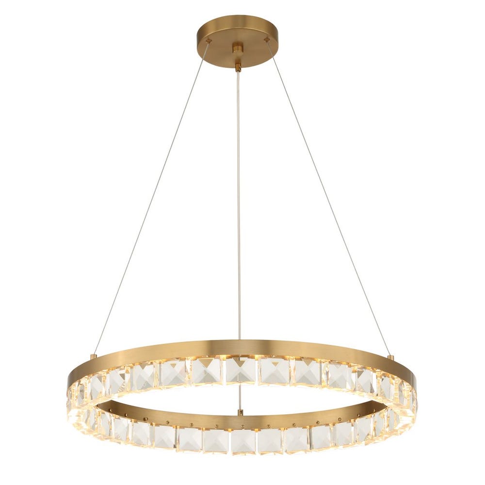 Uttermost Segovia Round Crystal LED Chandelier 21407