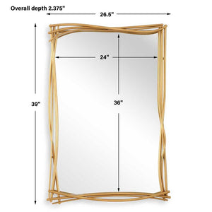 Curved Branches Mirror