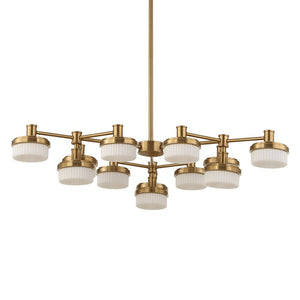 Wedge 12 Lt LED Chandelier