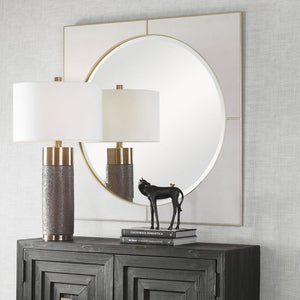 Cyprus Square Mirror White