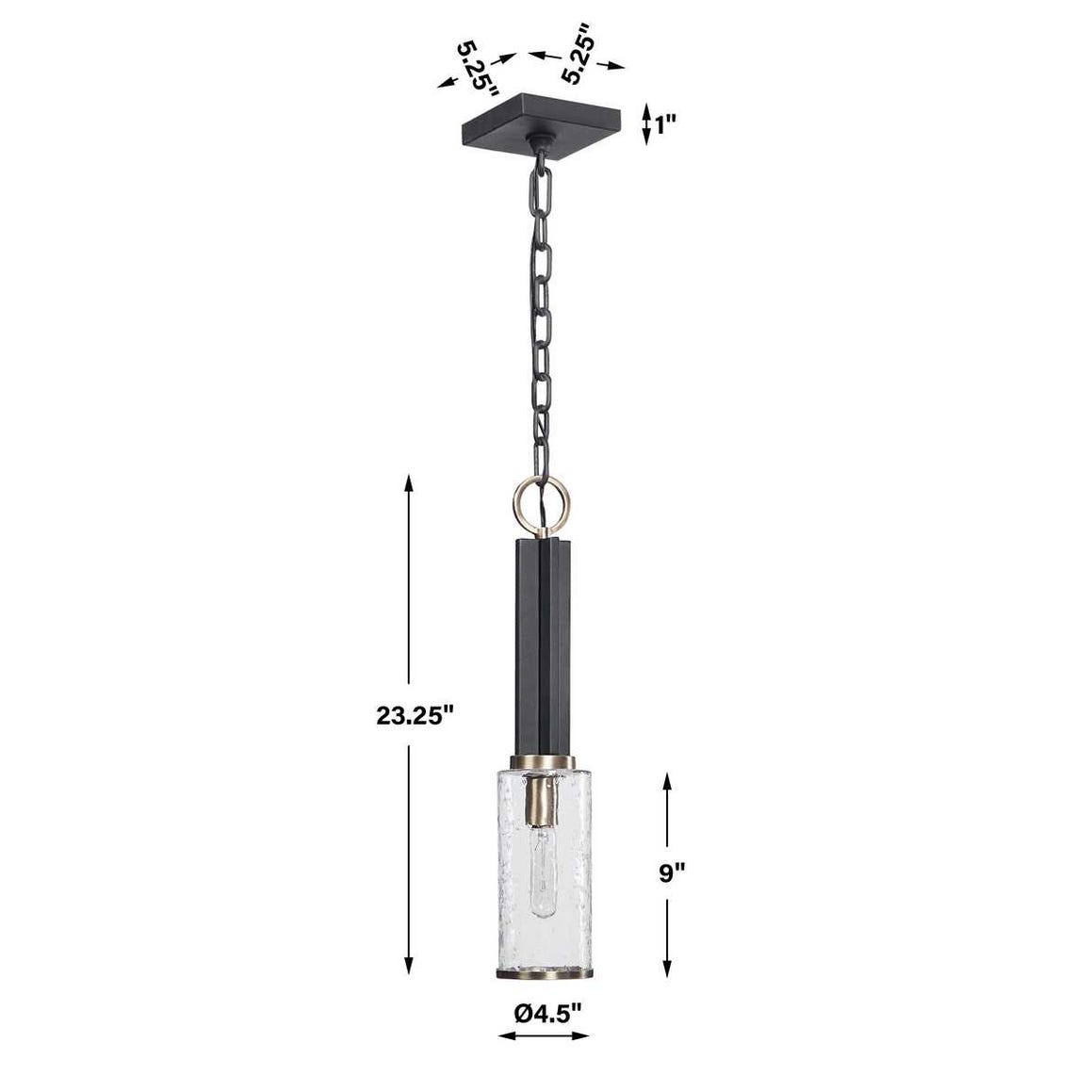 Jarsdel 1 Lt Mini Pendant