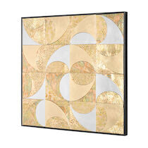 23x23 Mixed Metal Wall Art