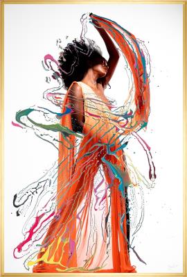 Symphony of Hues Framed Wall Art