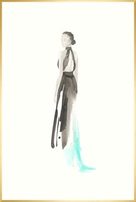 Classy Fashionista V Framed Wall Art