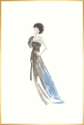 Classy Fashionista III Framed Wall Art
