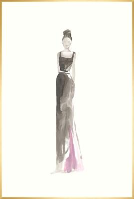 Classy Fashionista II Framed Wall Art