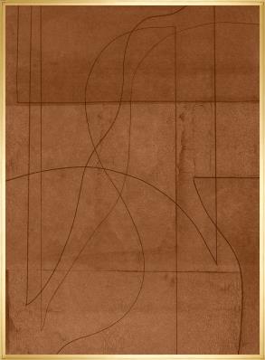 Movement in Terracotta I Framed Wall Art