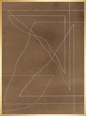 Movement in Brown II Framed Wall Art