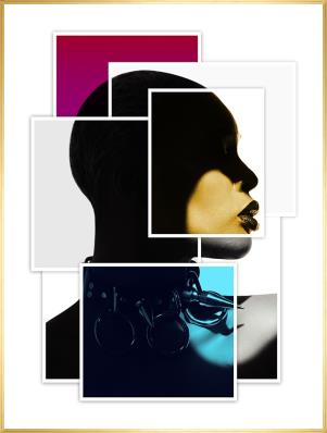 Surreal Mosaic Framed Wall Art