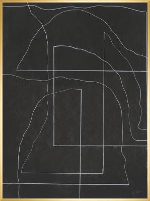 Movement in Black II Framed Wall Art