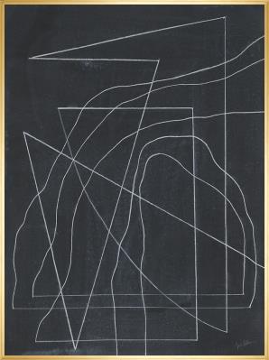 Movement in Black I Framed Wall Art