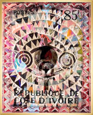 Cote Stamp Framed Wall Art