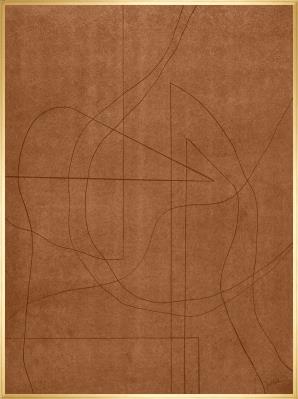 Movement in Terracotta II Framed Wall Art